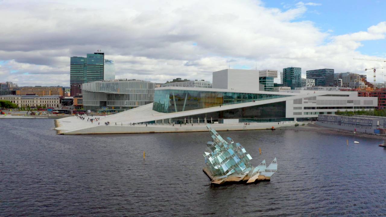 Oslo Opera House in Norway