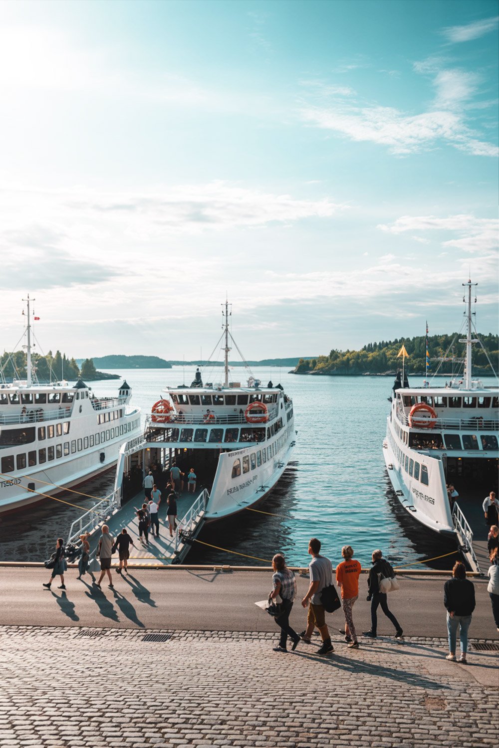 Strömkajen Ferry Terminal in Stockholm, gateway to the Stockholm Archipelago boat tours