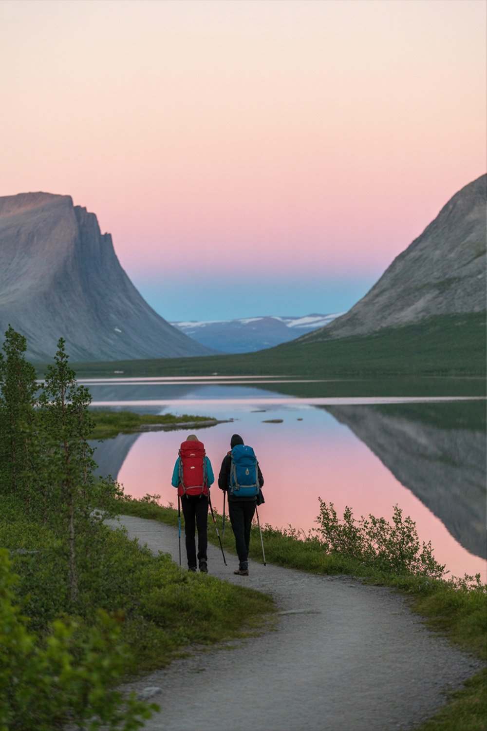 Abisko National Park in Sweden with scenic mountains, hiking trails, and northern wilderness
