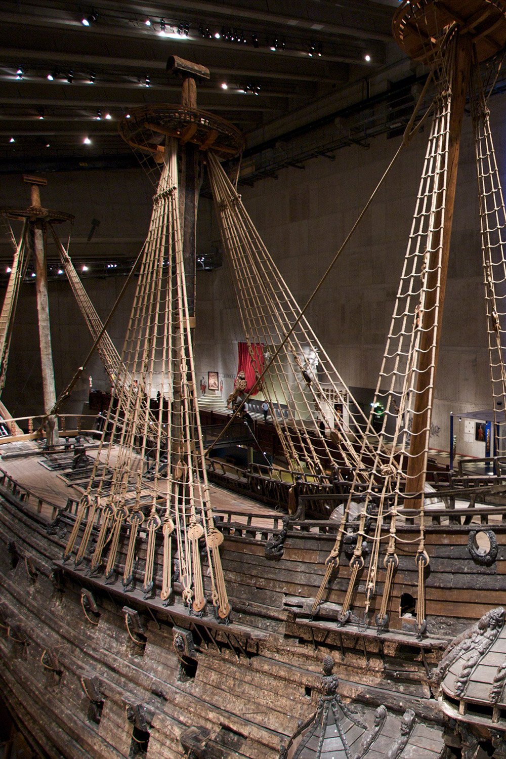 Vasa Museum in Stockholm showcasing the preserved 17th-century warship Vasa