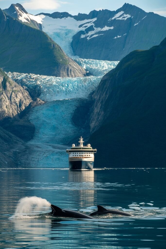 Alaska cruise ship with glaciers and fjords – how to get to Alaska travel guide featuring cruises and scenic coastal routes
