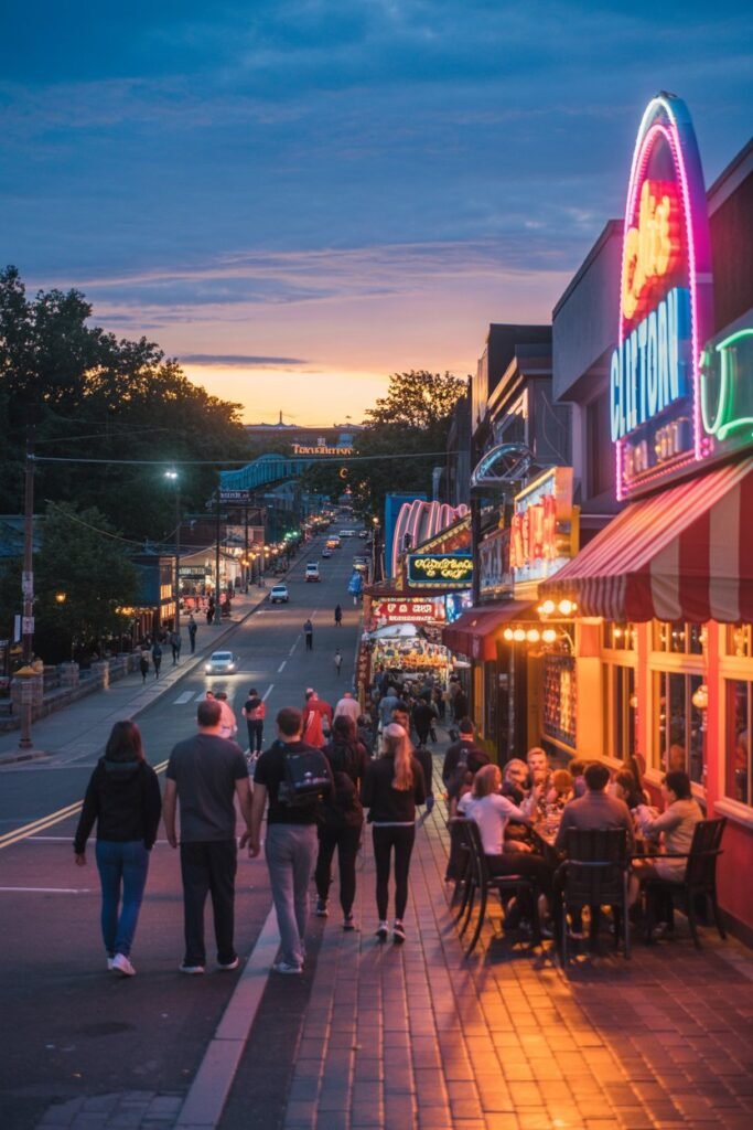 Clifton Hill Niagara Falls Canada attractions entertainment district Pathfinders Travel