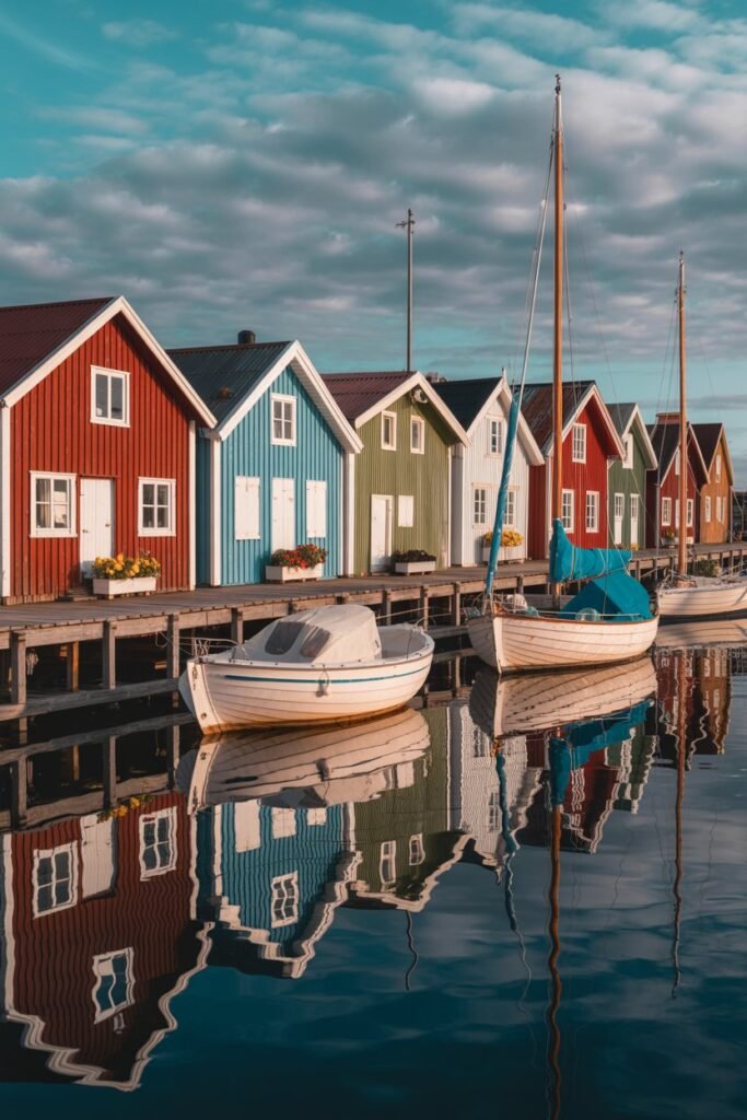Smögen boardwalk fishing huts Sweden Bohuslän coast travel guide Pathfinders Travel