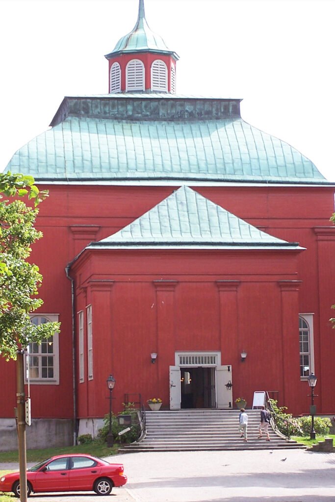 Karlskrona Naval Base Admiralty Church (Amiralitetskyrkan), Sweden’s largest wooden church, at the UNESCO naval city of Karlskrona