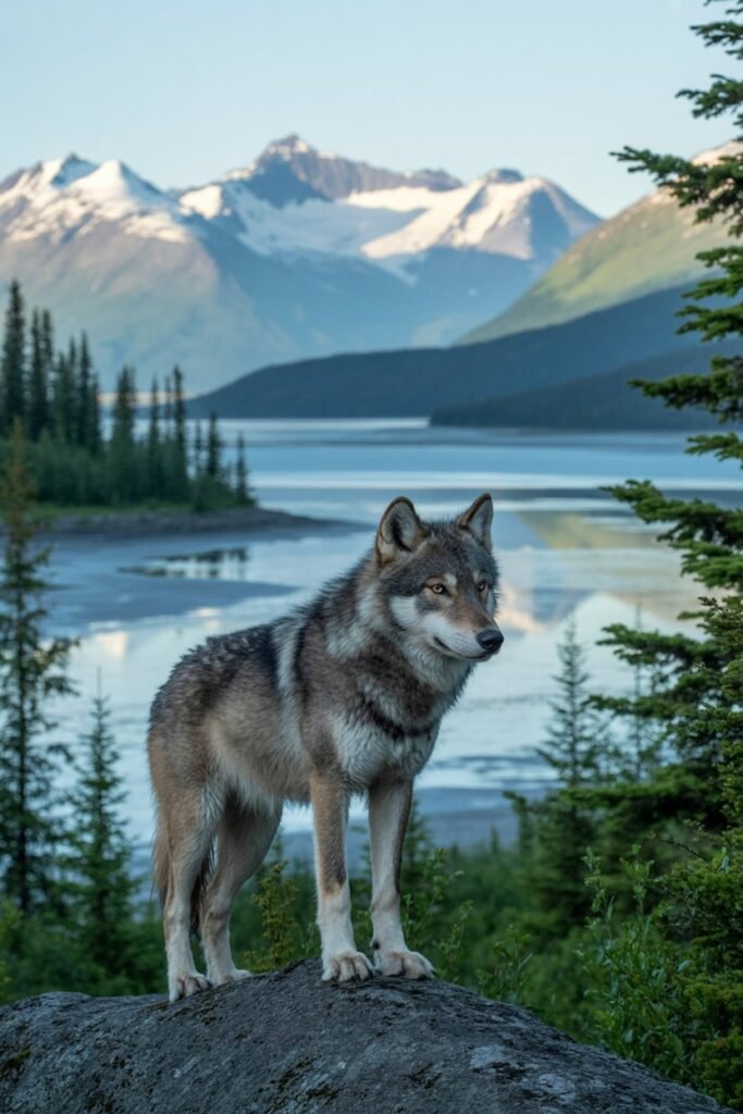 Alaska wilderness landscape with snow-covered mountains, lakes, and forests featured in the 2026 travel guide
