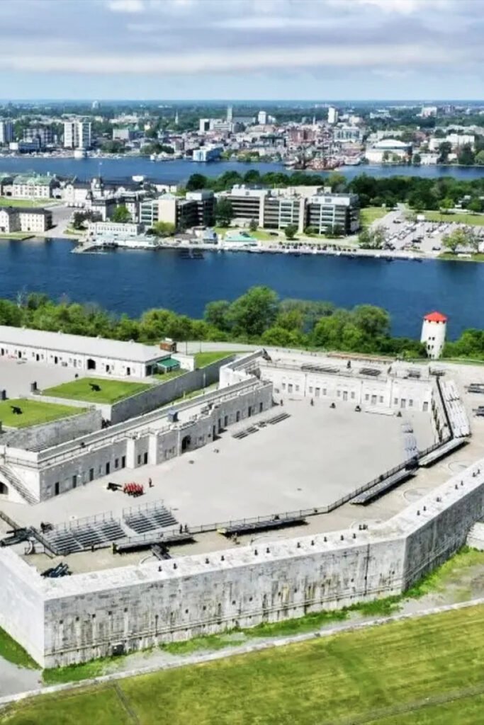 Fort Henry Kingston Ontario historic site with limestone fortress overlooking the waterfront, featured in Pathfinders Travel blog on what to do in Kingston Ontario