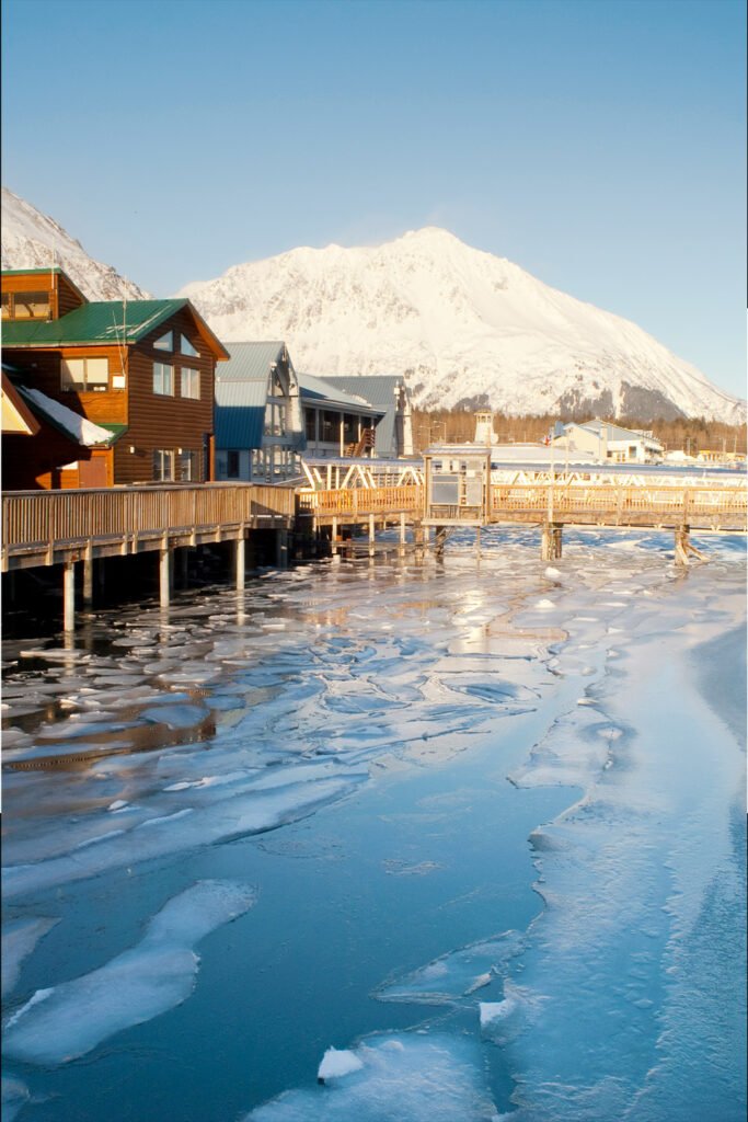 Seward Alaska travel guide 2026 showing coastal town, mountains, and gateway to Kenai Fjords featured in Pathfinders Travel blog