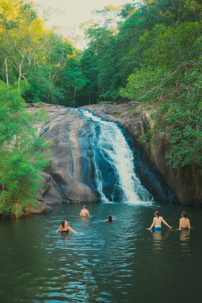 Wangi Falls lagoon at Litchfield National Park, easy-access swimming on a day trip from Darwin – Pathfinders Travel