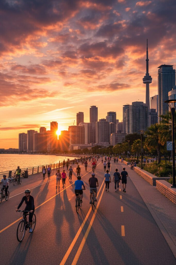 Martin Goodman Trail along Toronto waterfront with skyline views – Pathfinders Travel itinerary guide