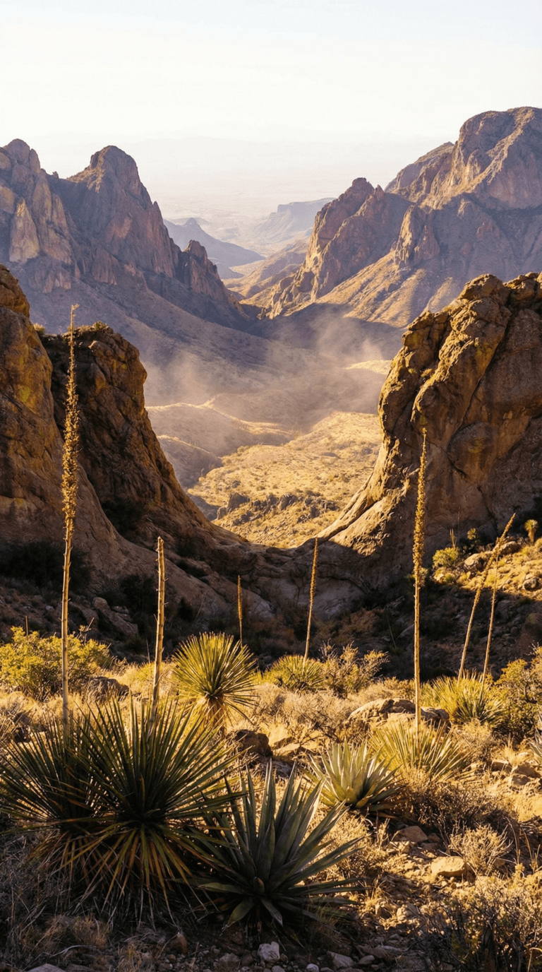The Window View in Chisos Basin, Big Bend National Park, Texas