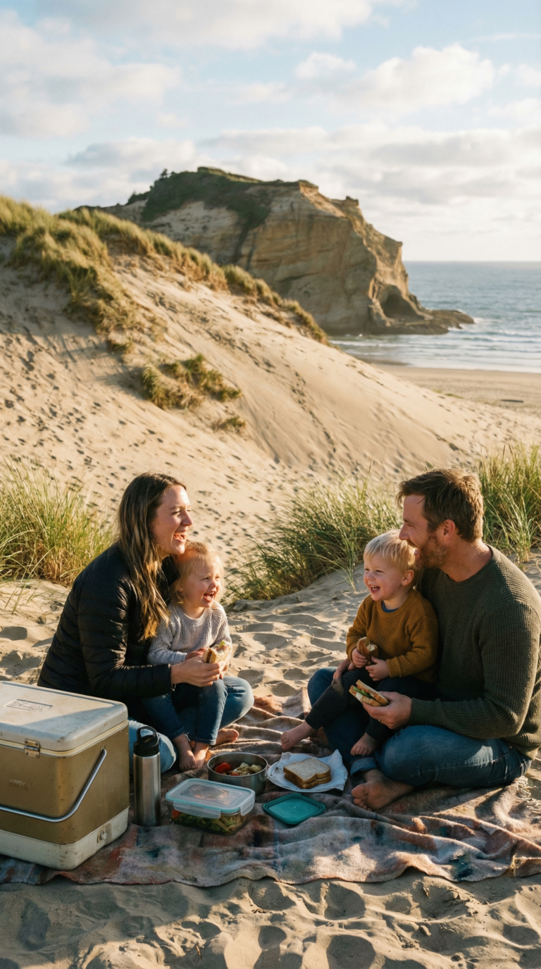 Budget-friendly beach picnic at Cape Kiwanda
