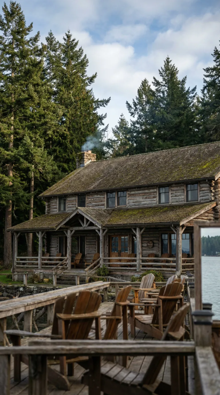 Captain Whidbey Inn historic waterfront lodge on Penn Cove, Whidbey Island Washington