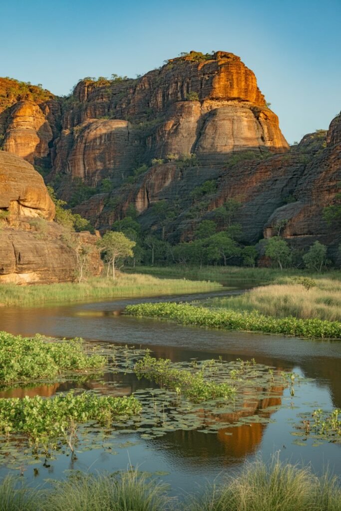Kakadu National Park escarpments in UNESCO World Heritage landscape, Australia