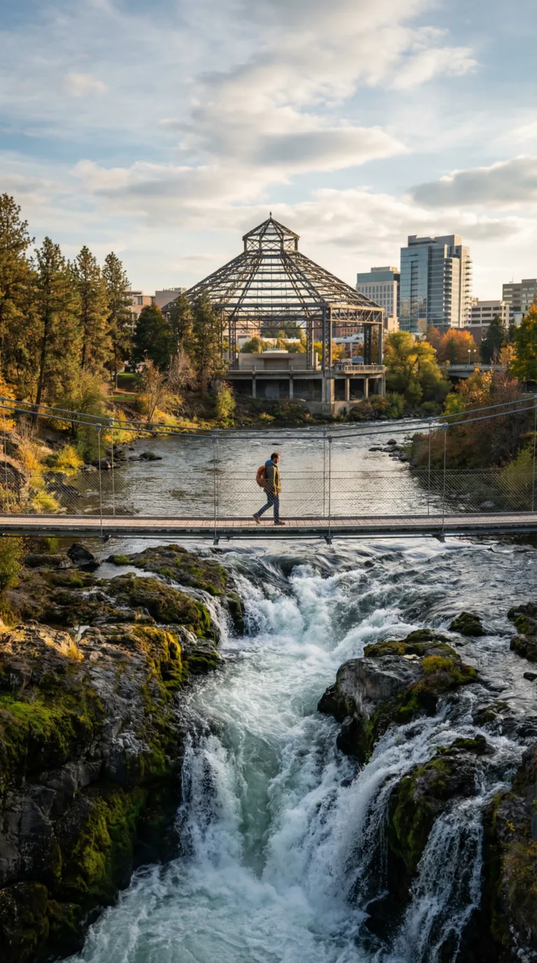 Spokane Falls and Riverfront Park Washington State