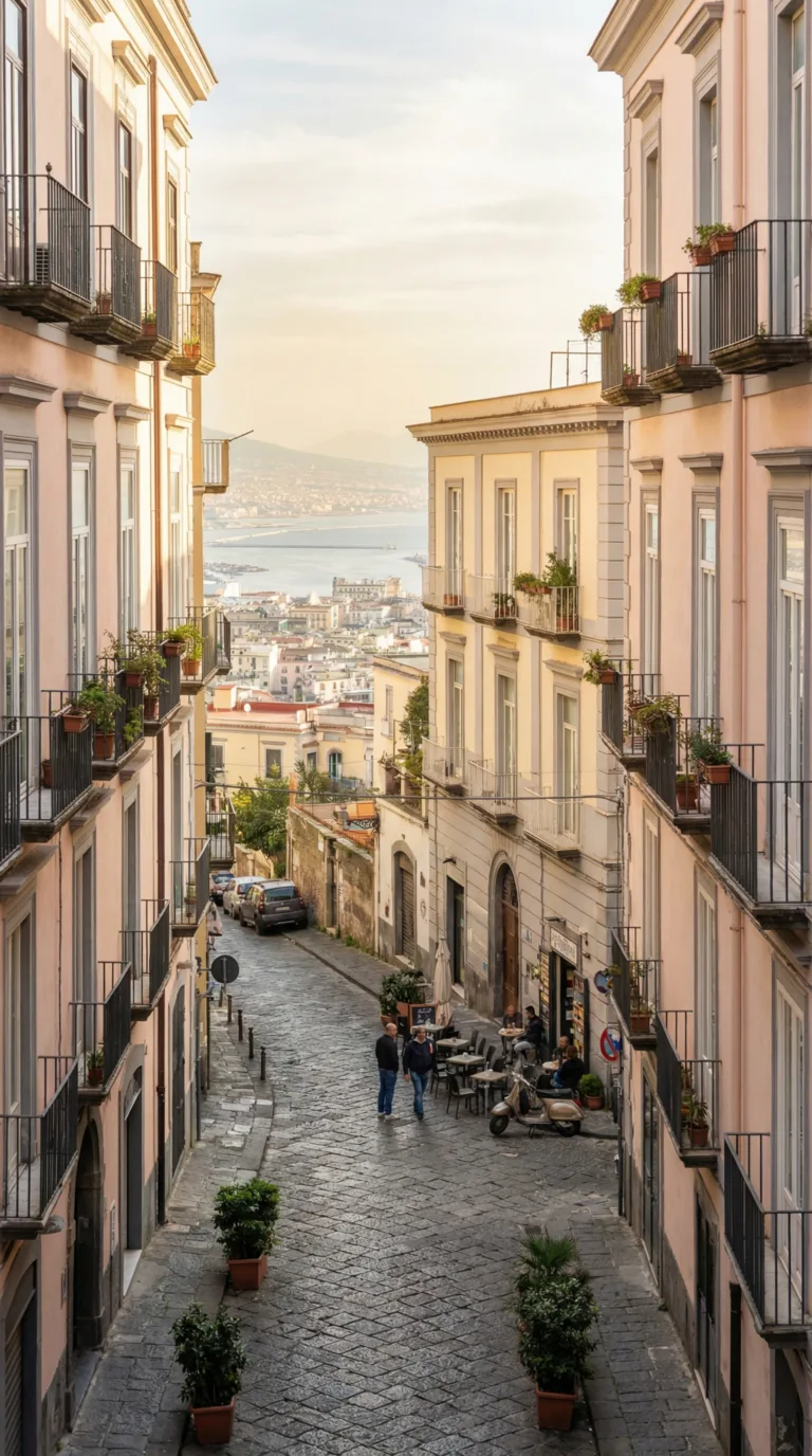 Vomero neighborhood Naples Italy hillside residential district