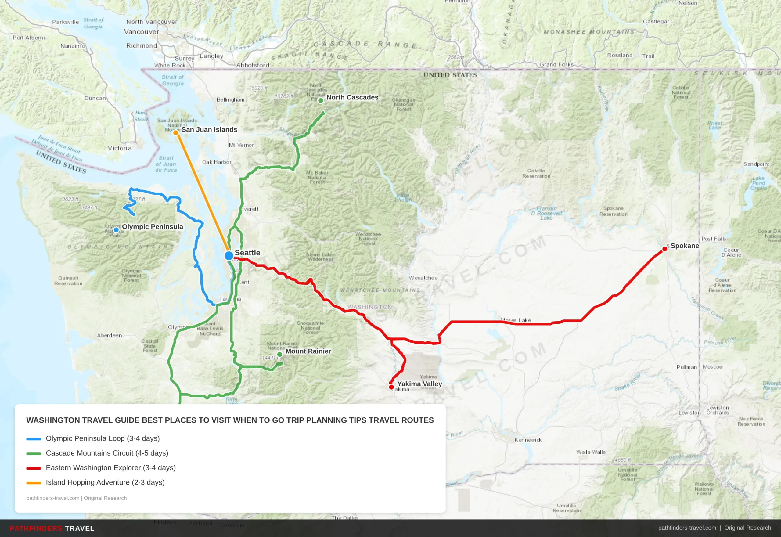 Washington Travel Guide Best Places To Visit When To Go Trip Planning Tips Route Map