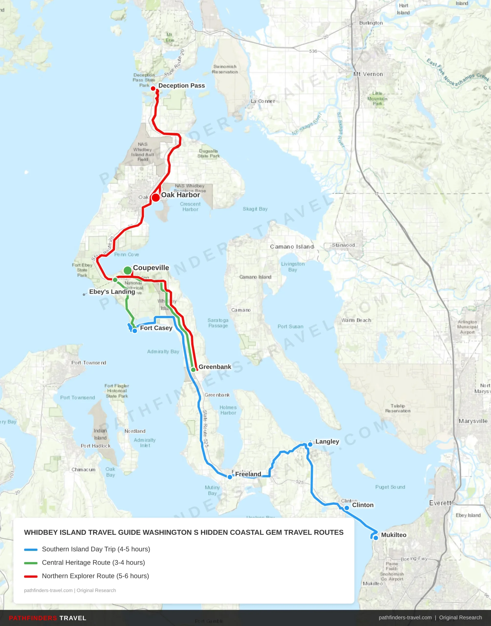 Whidbey Island Travel Guide Washington S Hidden Coastal Gem Route Map