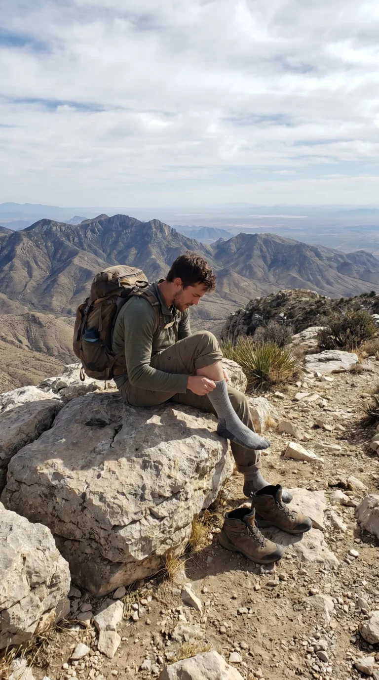Merino Socks to Prevent Blisters for Guadalupe Mountains National Park : Hiking Texas' Highest Peak