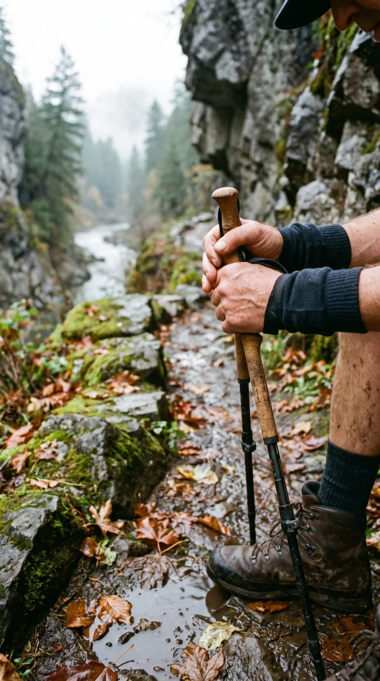 Trekking Poles and Socks for Stability and Comfort for Columbia River Gorge : Waterfalls, Hikes & Scenic Drives