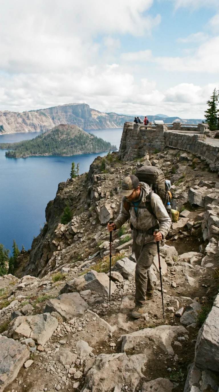 Trekking Poles for Steep Trails for Crater Lake National Park: Rim Drive, Hikes & Viewpoints