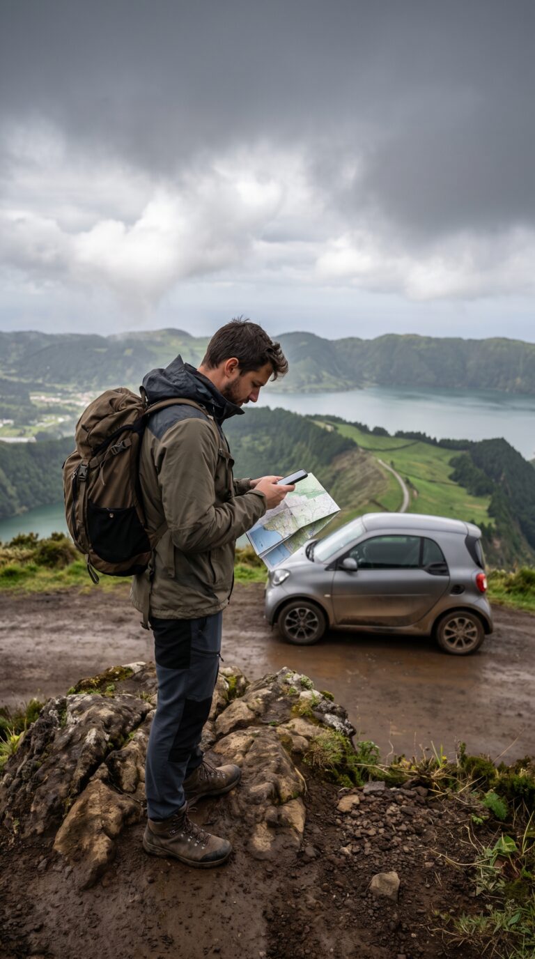 Azores itinerary planning traveler viewpoint map