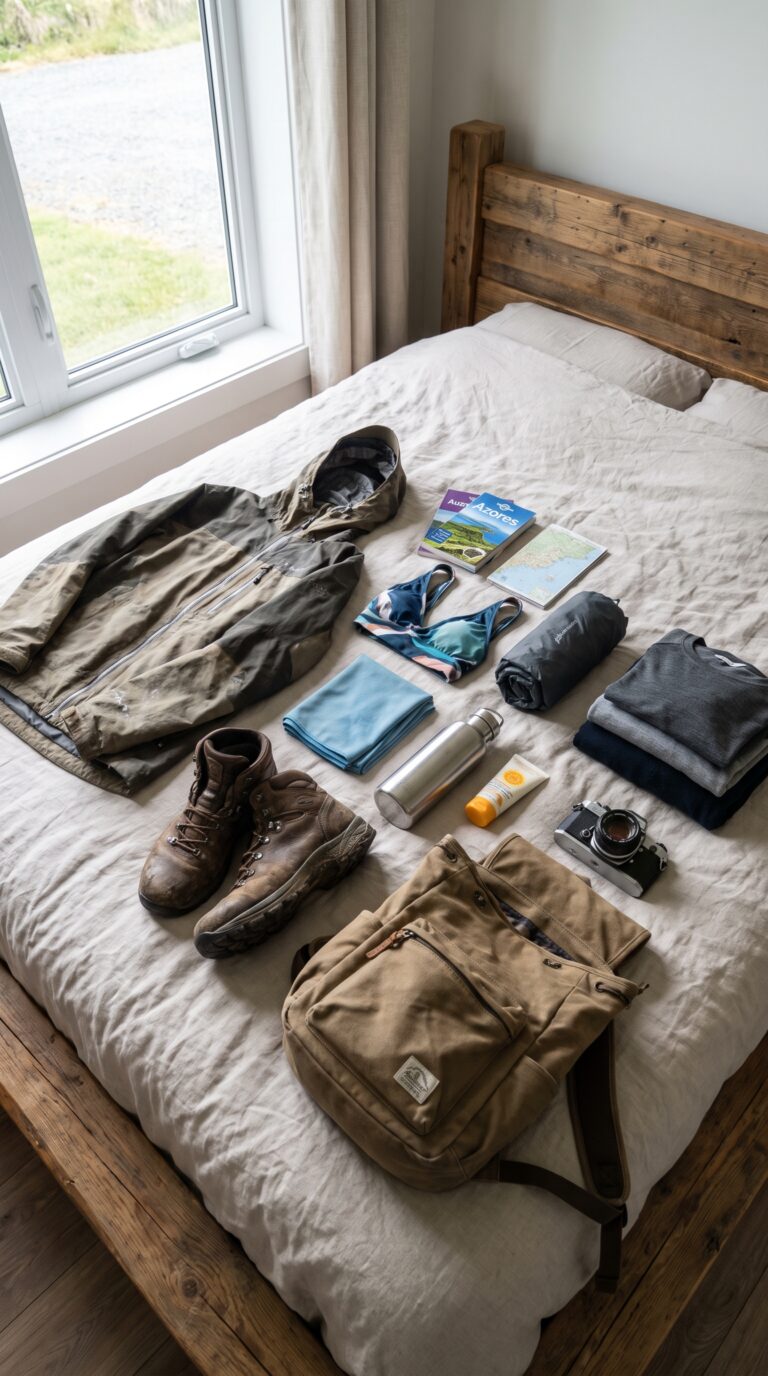 Azores packing list travel gear essentials
