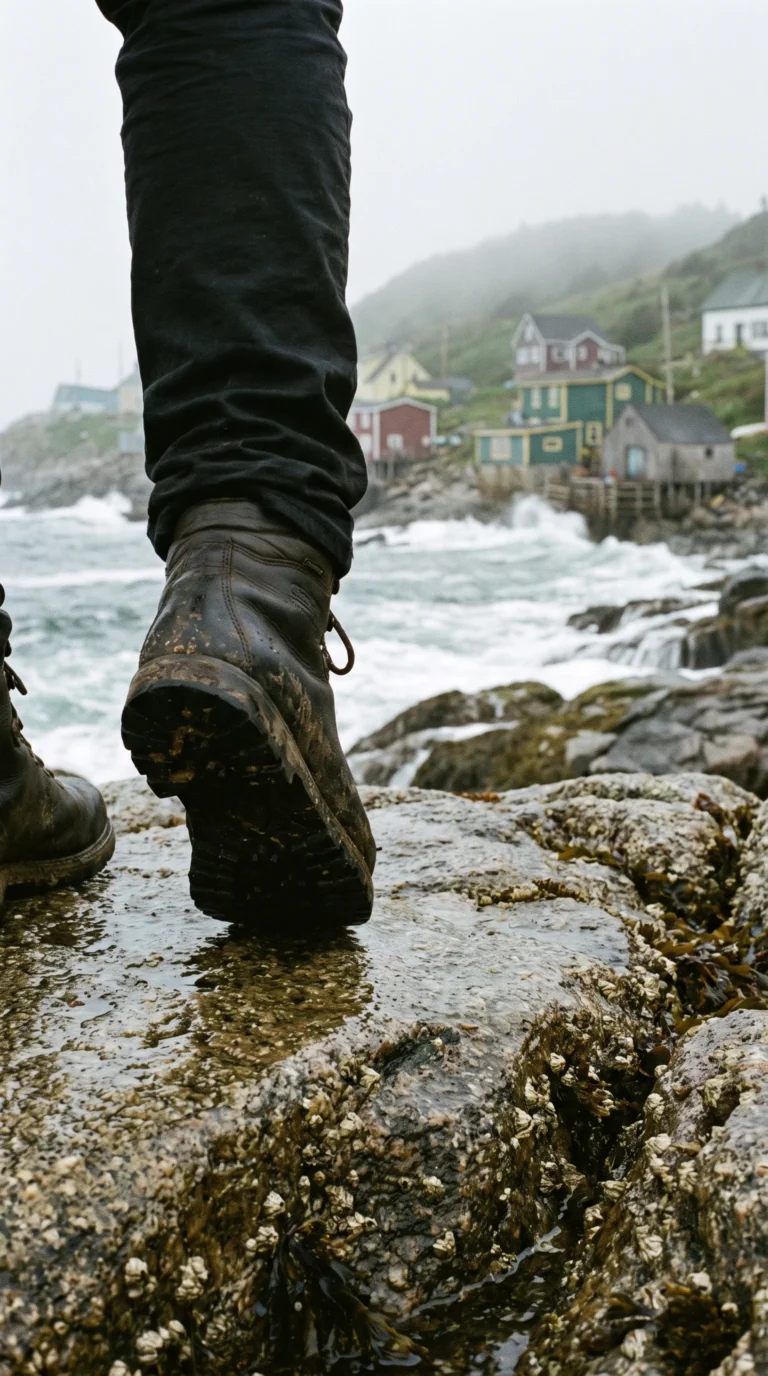 Slip-Resistant Boots for Granite and Docks for Smögen & Marstrand, Bohuslän Coast Sweden