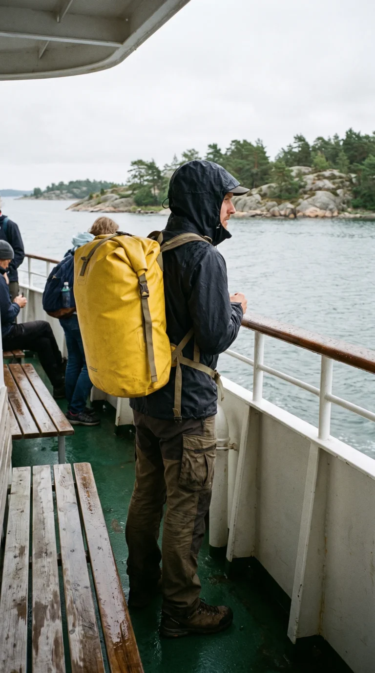 Waterproof Bag for Boat Trips and Coastal Weather for Smögen & Marstrand, Bohuslän Coast Sweden