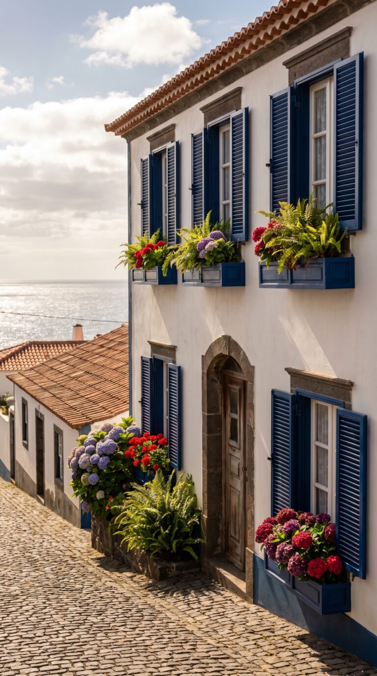 Traditional guesthouse accommodation in Vila do Corvo, Corvo Island, Azores